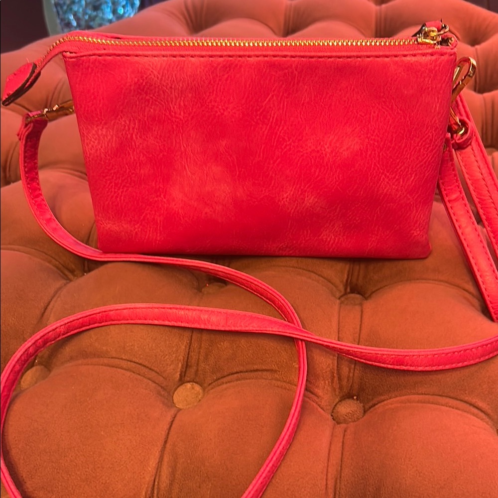 Elegant Pink Crossbody Bag